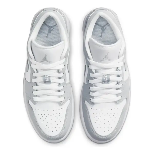 Nike Air Jordan 1 Low White Wolf Grey - Imagem 4