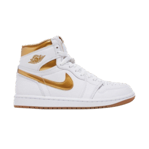 Nike Air Jordan 1 Retro High White & Gold