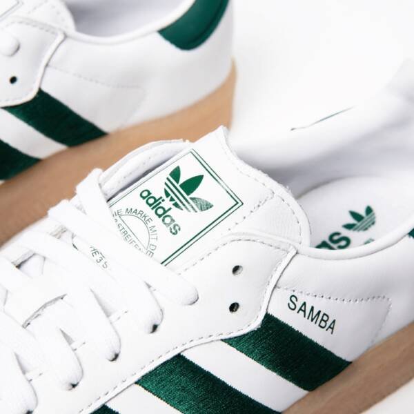 Adidas Sambae Cloud White Collegiate Green - Imagem 3