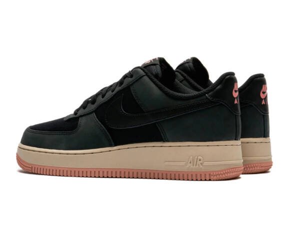 Nike Air Force 1 07 LX Black Red Stardust Sanddrift - Imagem 2