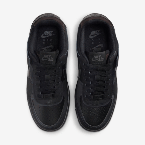 Nike Air Force 1 Shadow Triple Black - Imagem 3