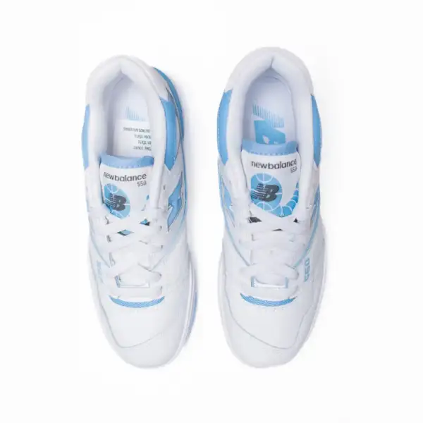 New Balance 550 UNC White Dusk Blue - Imagem 3