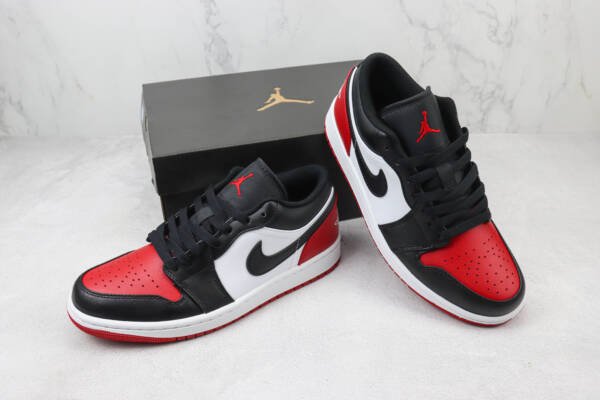 Air Jordan 1 Low Bred Toe - Imagem 2