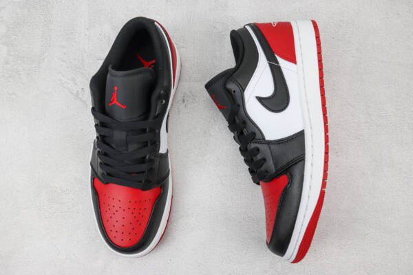 Air Jordan 1 Low Bred Toe - Imagem 7